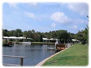 Photo of residential canal